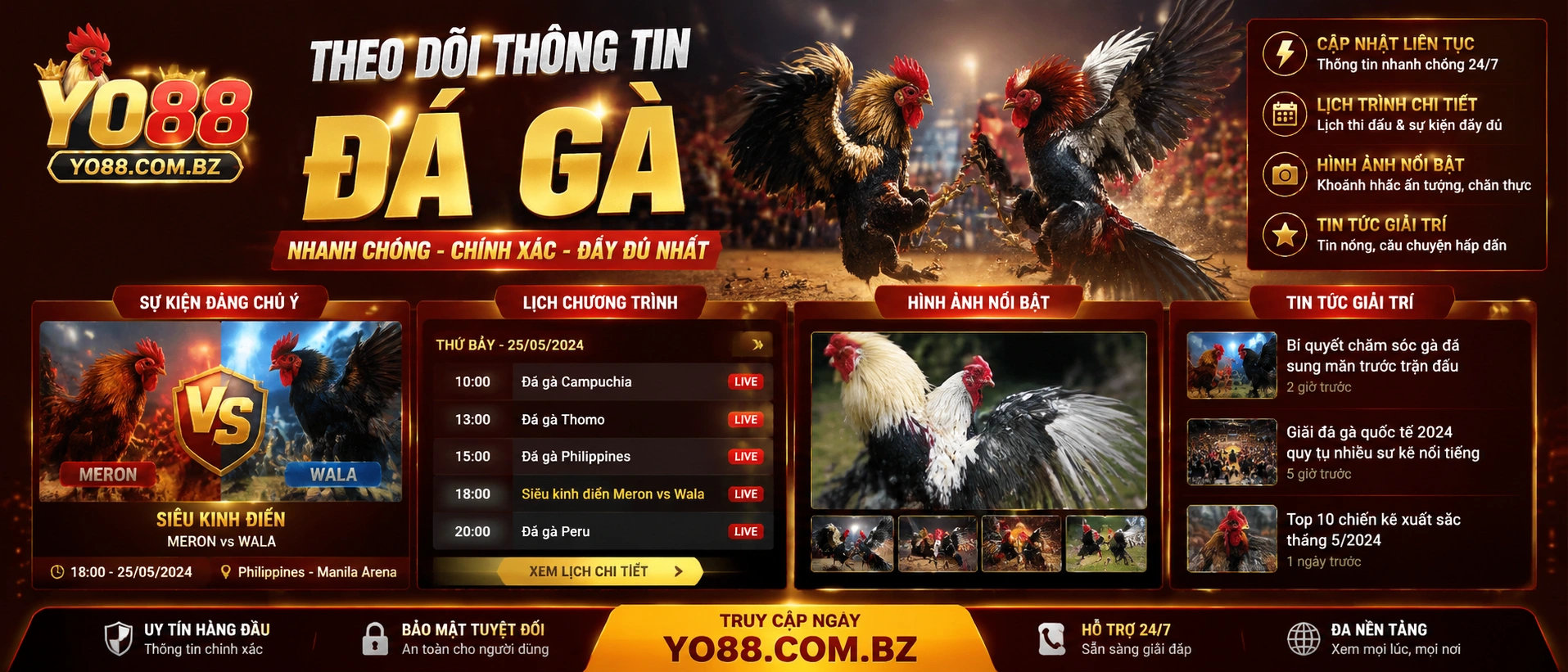 Đá Gà Cựa Sắt trên yo88.com.bz