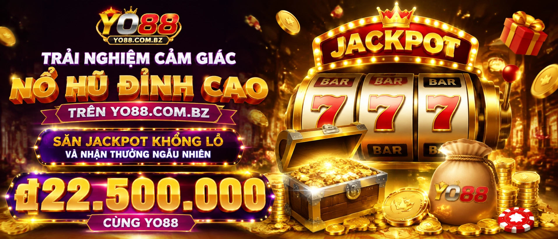 Giao diện Nổ Hũ yo88 với bố cục gọn cho mobile
